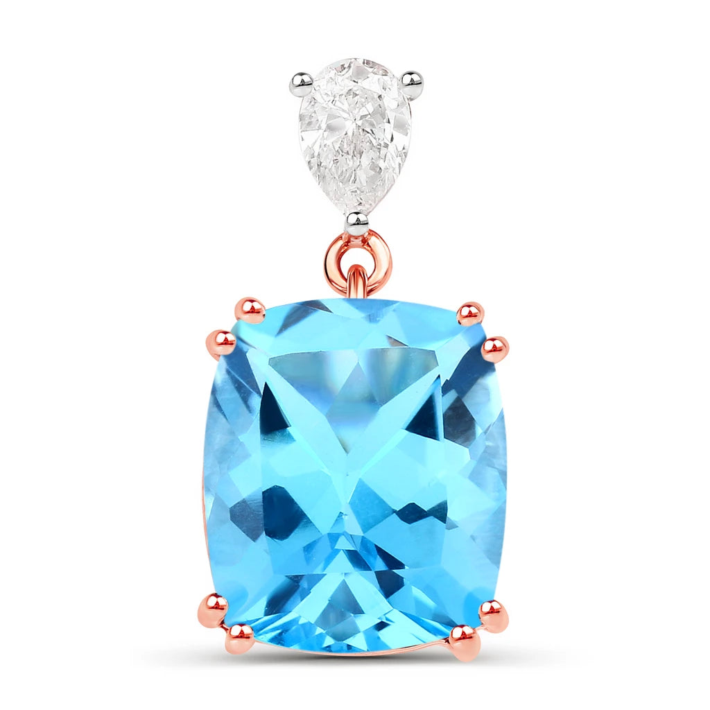 Cushion Cut Diamond Cocktail Pendant