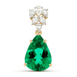 Olivetta Pear Cut Diamond Accented Cocktail Pendant