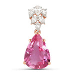 Olivetta Pear Cut Diamond Accented Cocktail Pendant