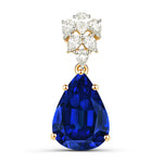 Olivetta Pear Cut Diamond Accented Cocktail Pendant