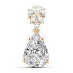 Olivetta Pear Cut Diamond Accented Cocktail Pendant