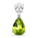 Olivetta Pear Cut Diamond Accented Cocktail Pendant