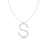 Twisted Statement Initial Necklace