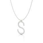 Twisted Statement Initial Necklace