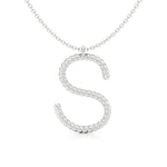 Twisted Statement Initial Necklace