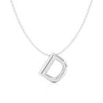 Puffy Lightweight Initial Necklace