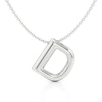 Puffy Lightweight Initial Necklace