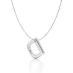 Puffy Lightweight Initial Necklace