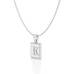 Mother of Pearl Initial Necklace