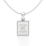Mother of Pearl Initial Necklace