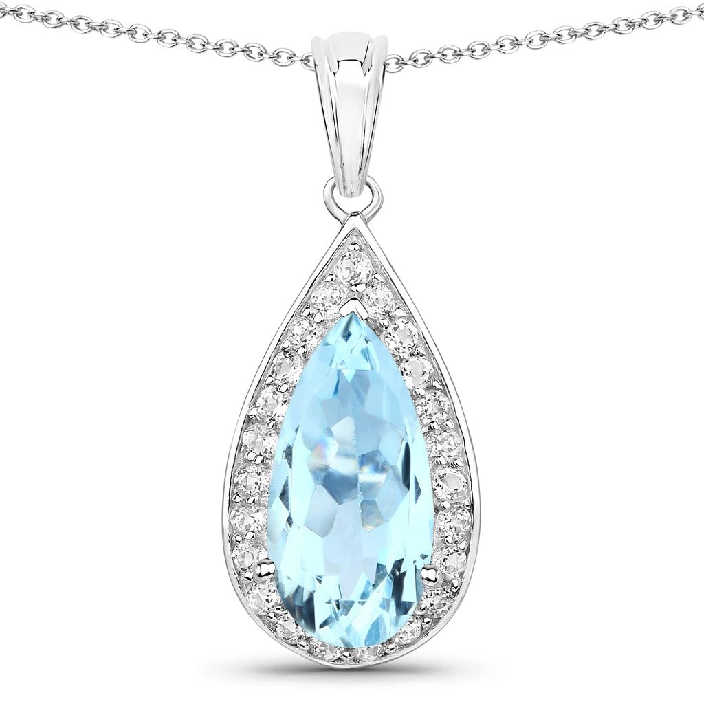 Pear Diamond Accent Pendant