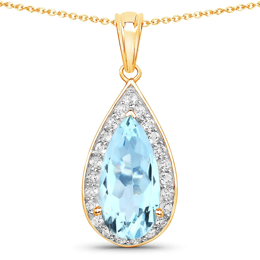 Pear Diamond Accent Pendant