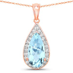 Pear Diamond Accent Pendant