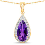 Pear Diamond Accent Pendant