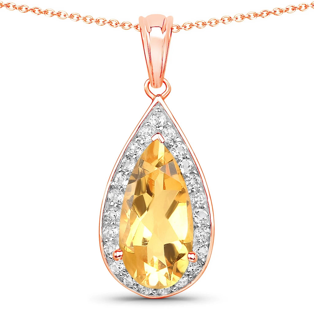 Pear Diamond Accent Pendant