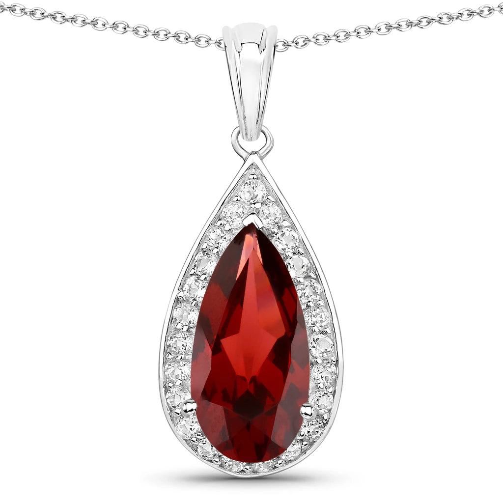 Pear Diamond Accent Pendant