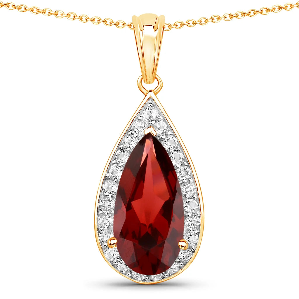 Pear Diamond Accent Pendant