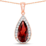 Pear Diamond Accent Pendant