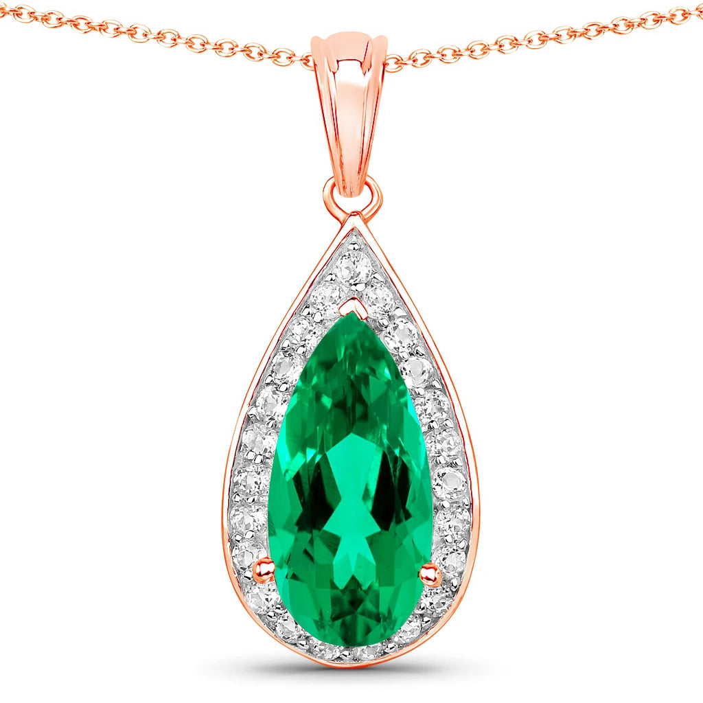 Pear Diamond Accent Pendant
