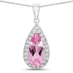 Pear Diamond Accent Pendant
