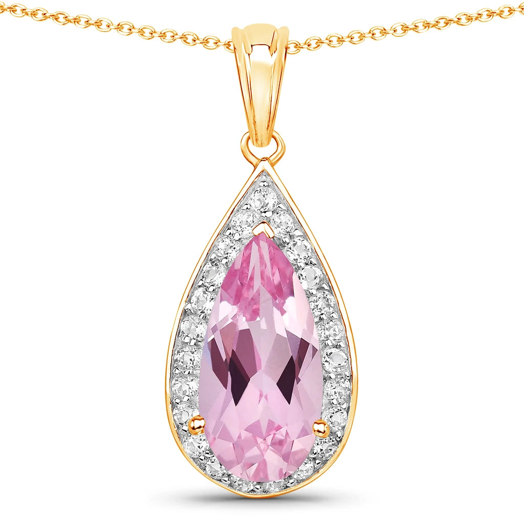 Pear Diamond Accent Pendant