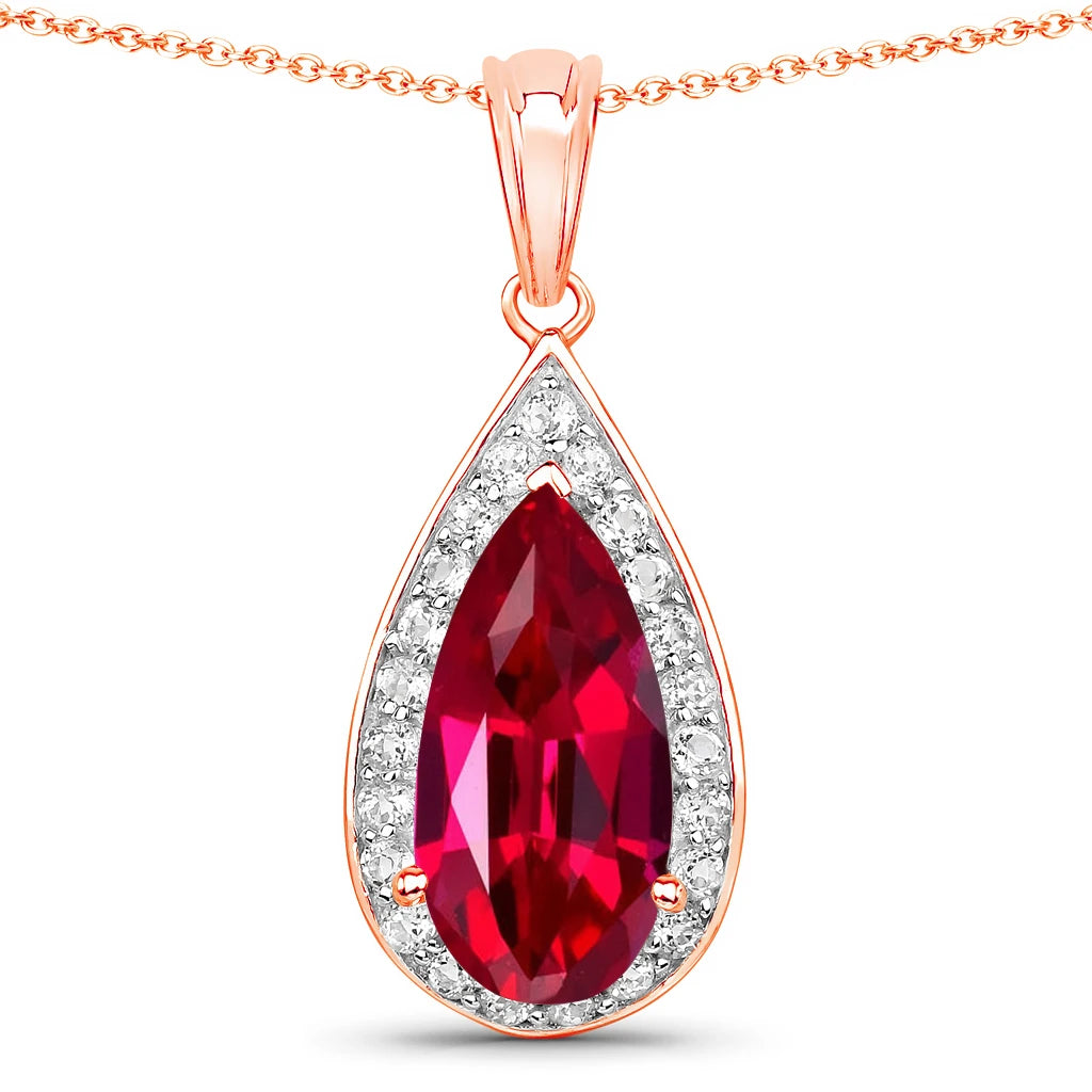 Pear Diamond Accent Pendant
