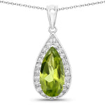 Pear Diamond Accent Pendant