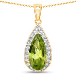 Pear Diamond Accent Pendant
