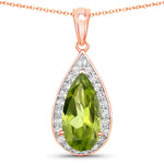 Pear Diamond Accent Pendant