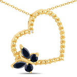 Heart Butterfly Pendant