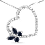 Heart Butterfly Pendant