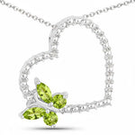 Heart Butterfly Pendant