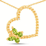 Heart Butterfly Pendant