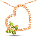 Heart Butterfly Pendant