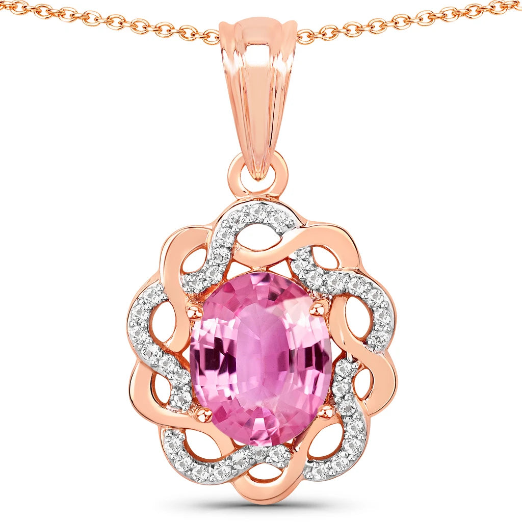 Oval Diamond Accent Cocktail Pendant