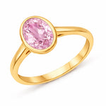 Bezel Set Oval Solitaire Ring