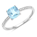Cushion Cut Diamond Halo Ring