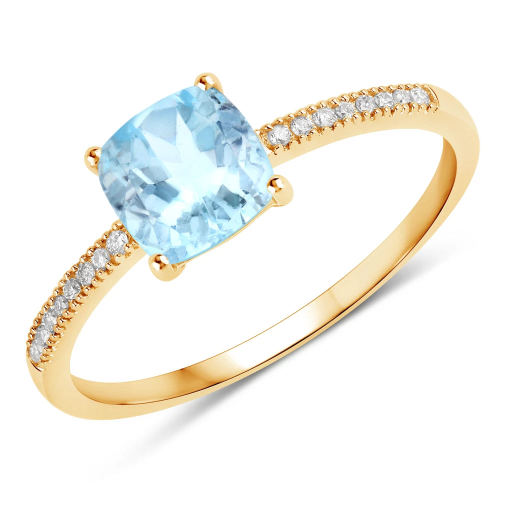 Cushion Cut Diamond Halo Ring