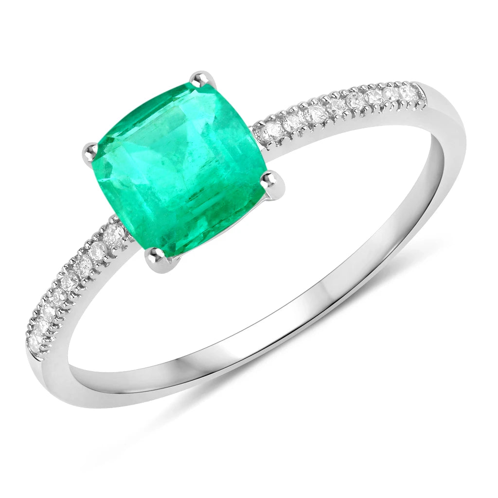Cushion Cut Diamond Halo Ring