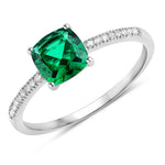 Cushion Cut Diamond Halo Ring