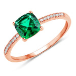 Cushion Cut Diamond Halo Ring