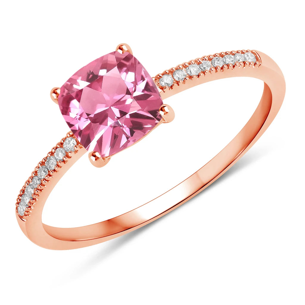 Cushion Cut Diamond Halo Ring