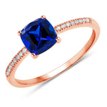 Cushion Cut Diamond Halo Ring