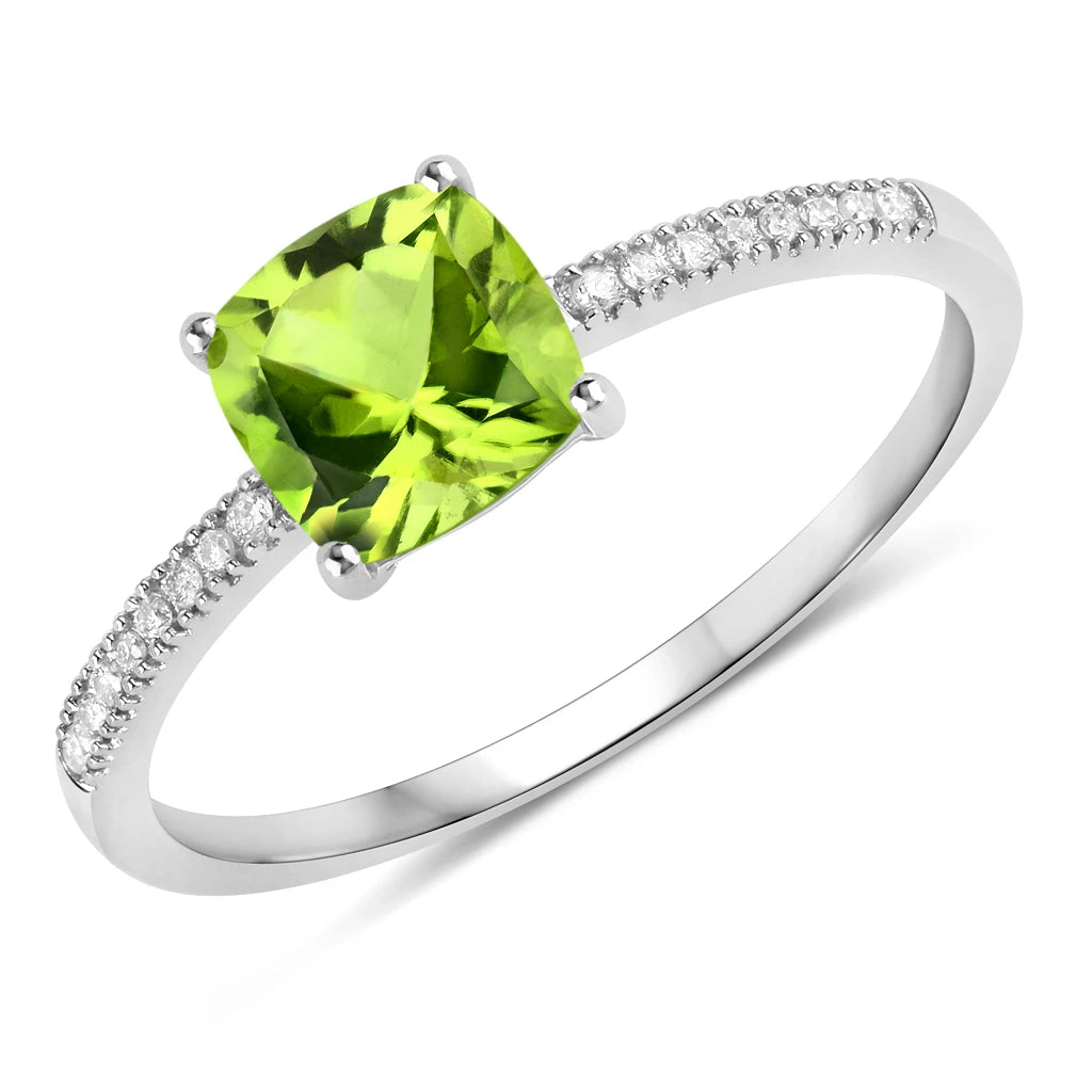 Cushion Cut Diamond Halo Ring