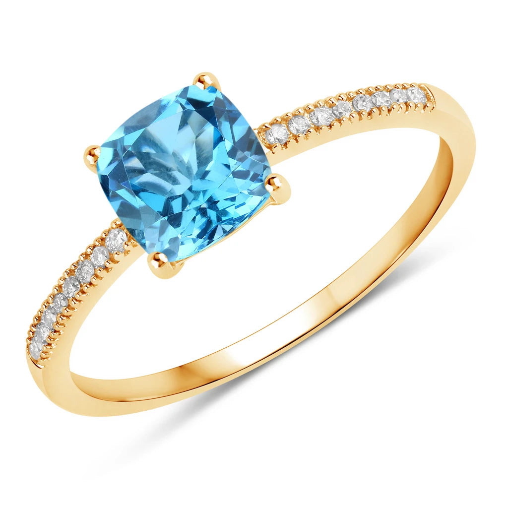 Cushion Cut Diamond Halo Ring