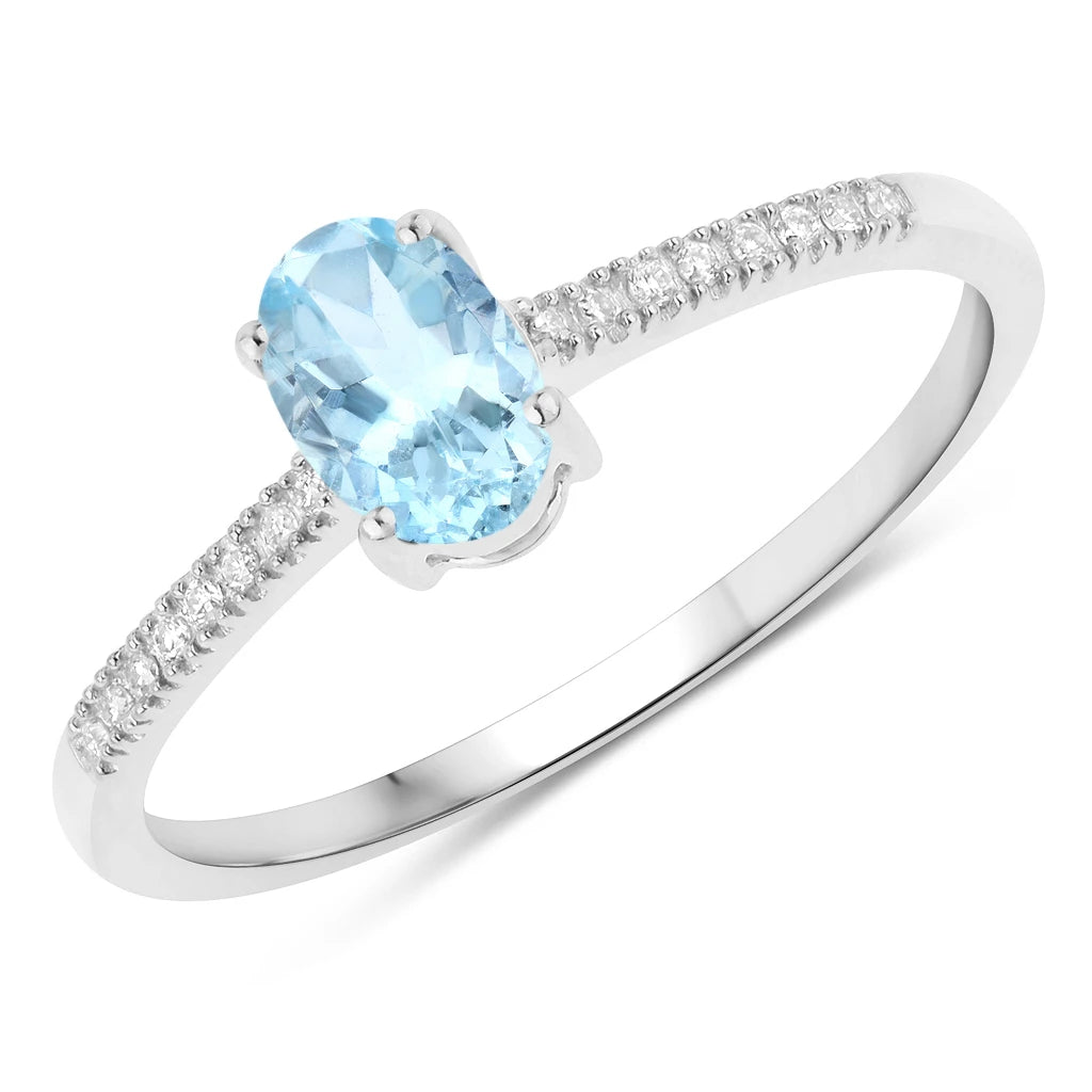 Forever Oval-Cut and Diamond Ring