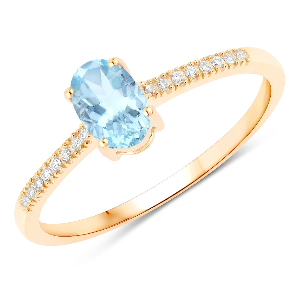 Forever Oval-Cut and Diamond Ring