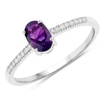 Forever Oval-Cut and Diamond Ring