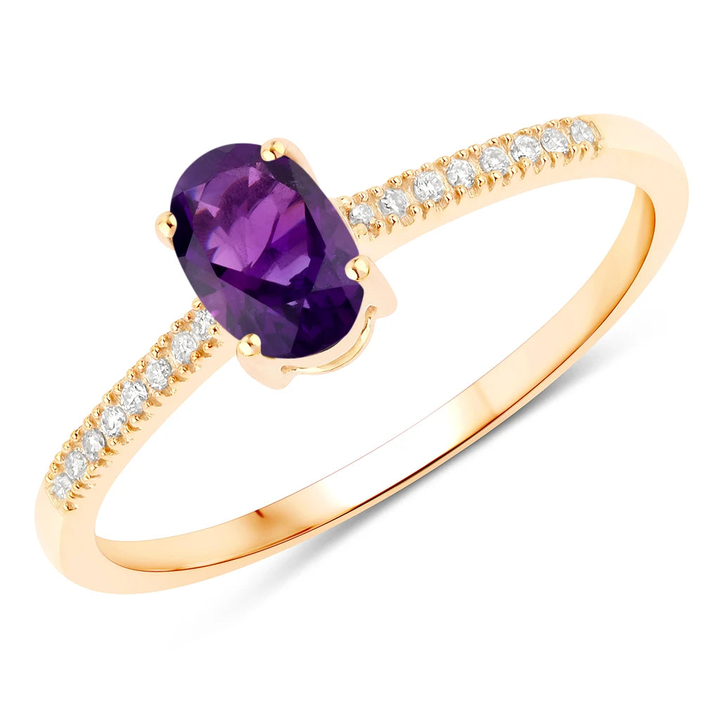 Forever Oval-Cut and Diamond Ring