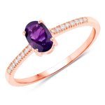 Forever Oval-Cut and Diamond Ring
